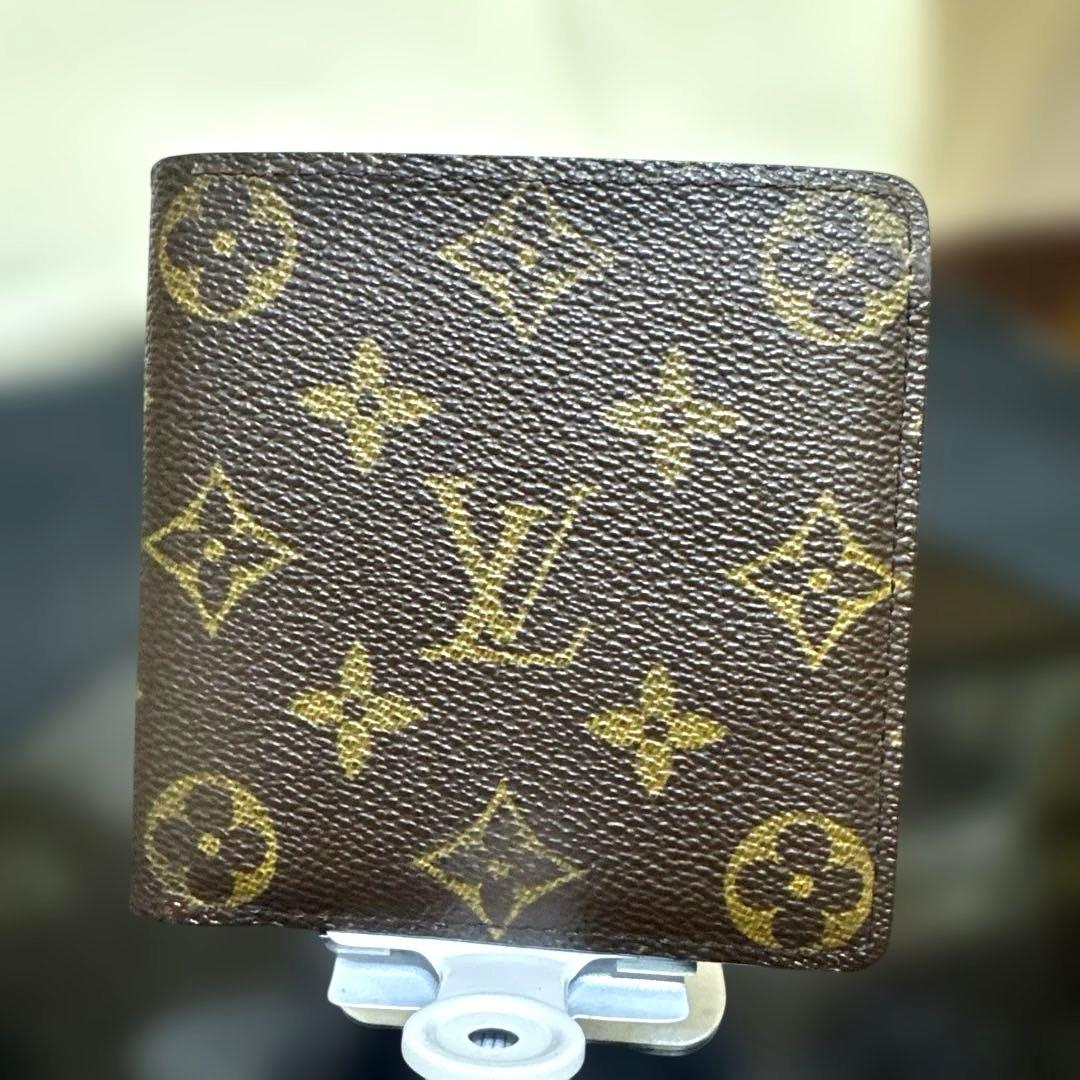 11☆優良品☆モノグラム♪マルコ☆2つ折り財布★ポケットあり