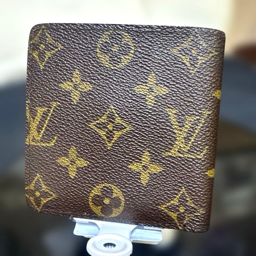 11☆優良品☆モノグラム♪マルコ☆2つ折り財布★ポケットあり