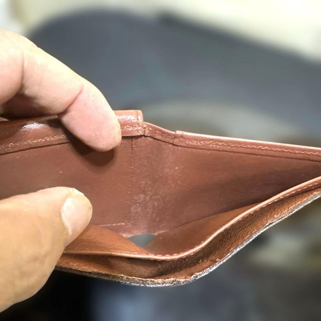 11☆優良品☆モノグラム♪マルコ☆2つ折り財布★ポケットあり