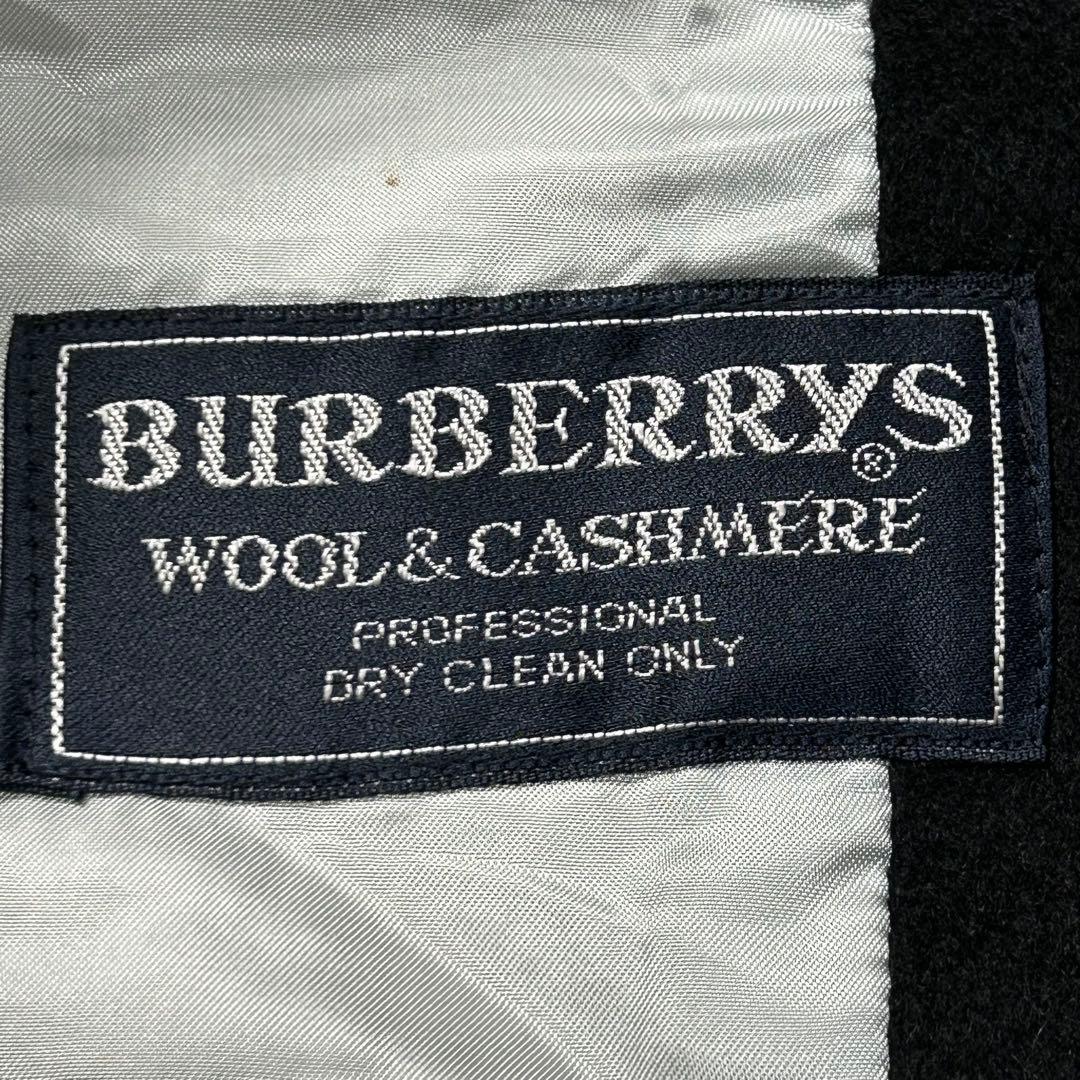 Burberrys バーバリーズ　チェスターコート カシミア混 ブラック 5AP