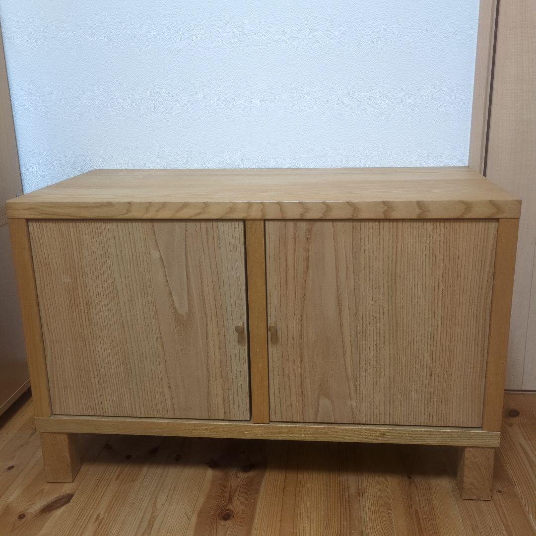 年末セール★IKEA Traby　ナチュラルウッドキャビネット【送料込み】