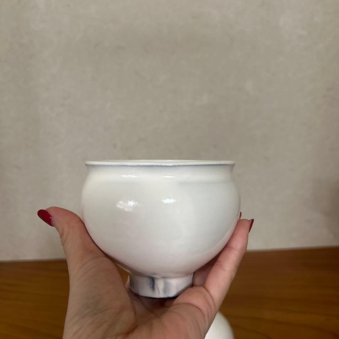 【美品】鈴木環　ピジョンカップ Mカフェオレボウル4点セット売り