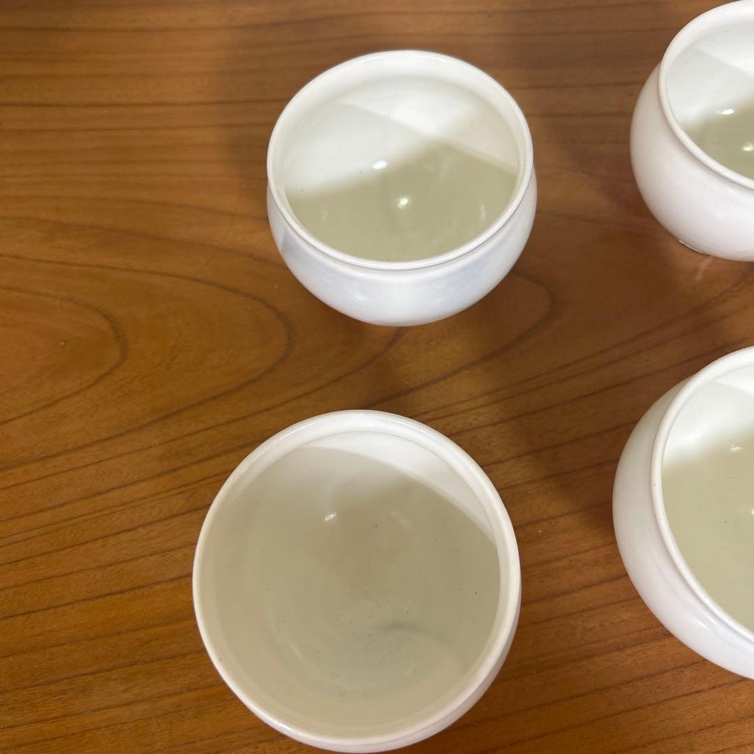 【美品】鈴木環　ピジョンカップ Mカフェオレボウル4点セット売り