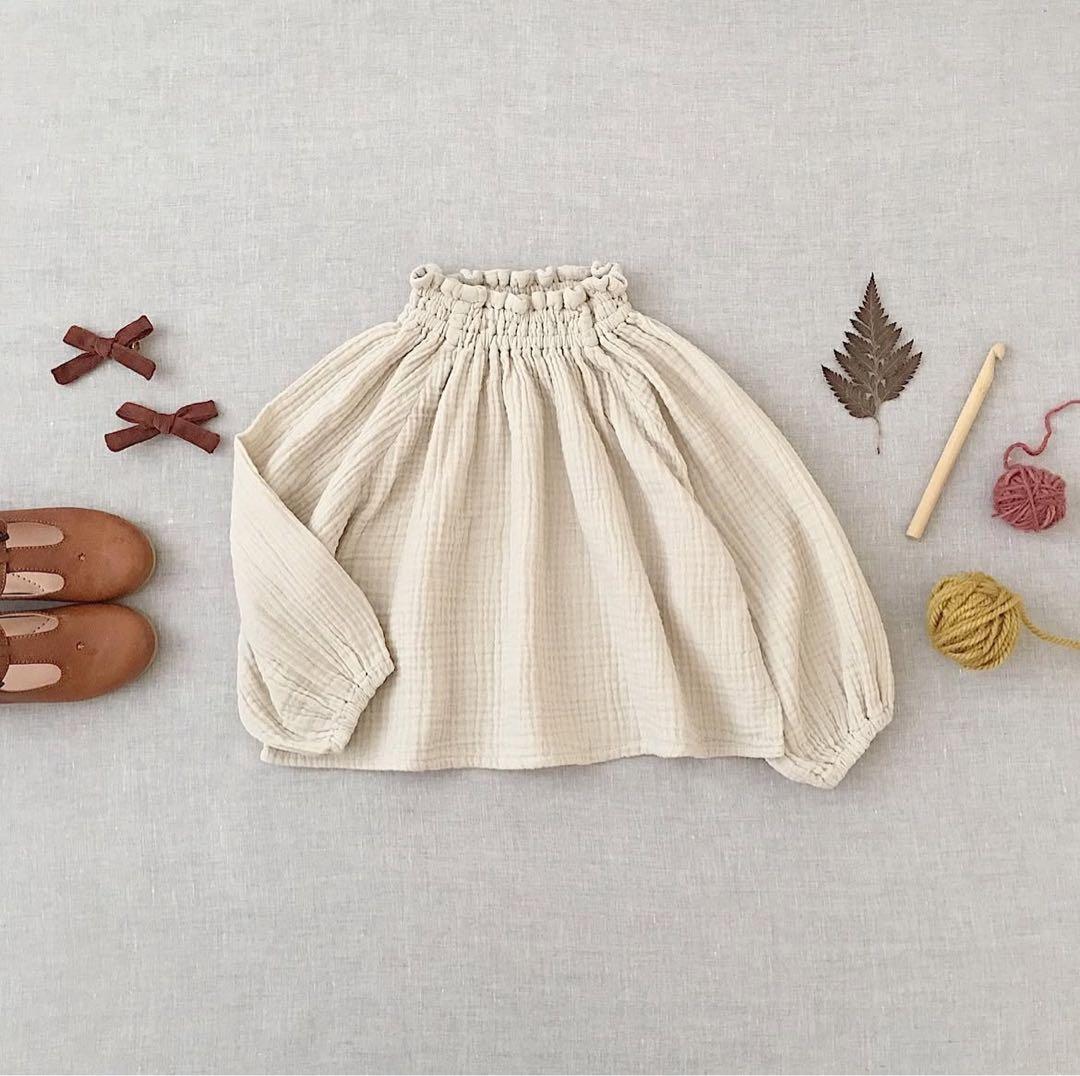 トップス SOOR PLOOM Imelda blouse milk 4Y