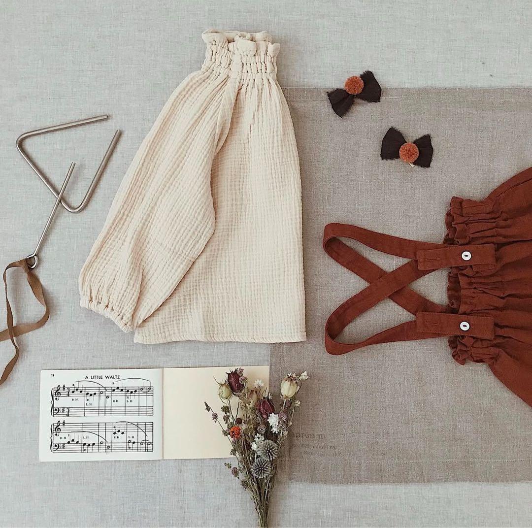 トップス SOOR PLOOM Imelda blouse milk 4Y