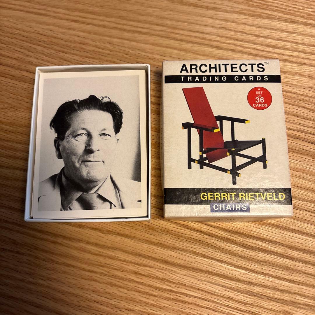 Gerrit Rietveld 椅子 トレーディングカード 36枚セット