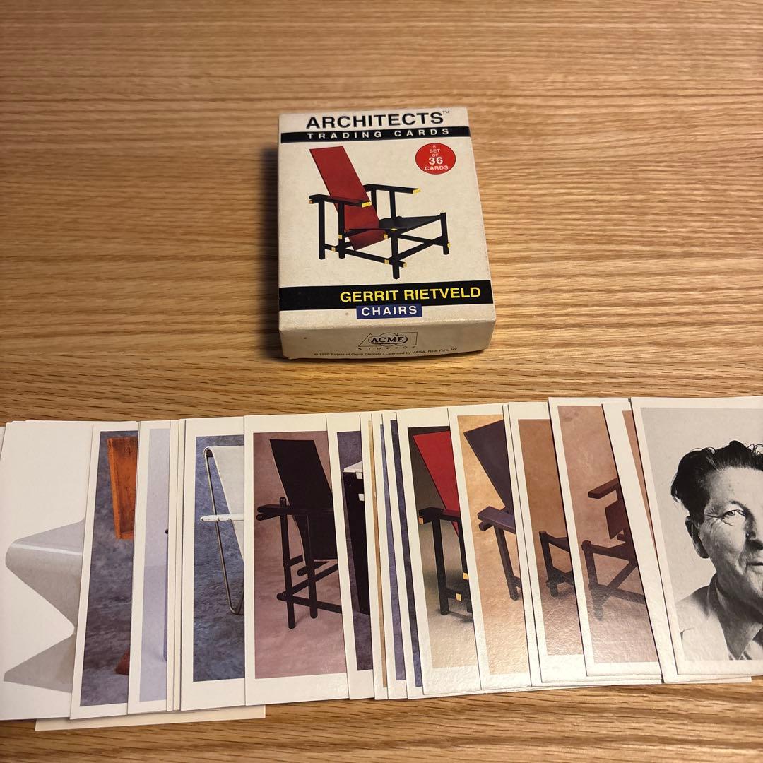 Gerrit Rietveld 椅子 トレーディングカード 36枚セット