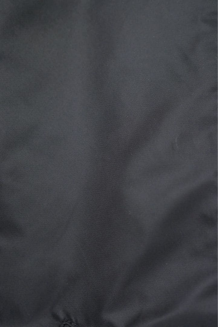 KATHRINE HAMNET レザーナイロン切り替え MA-1ジャケット