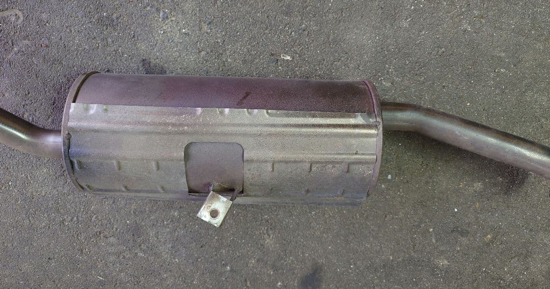 ジムニーJA22で使用　車検対応マフラー　純正仕様　中古　送料込み