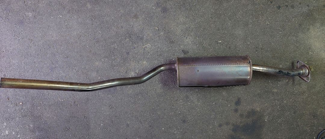 ジムニーJA22で使用　車検対応マフラー　純正仕様　中古　送料込み