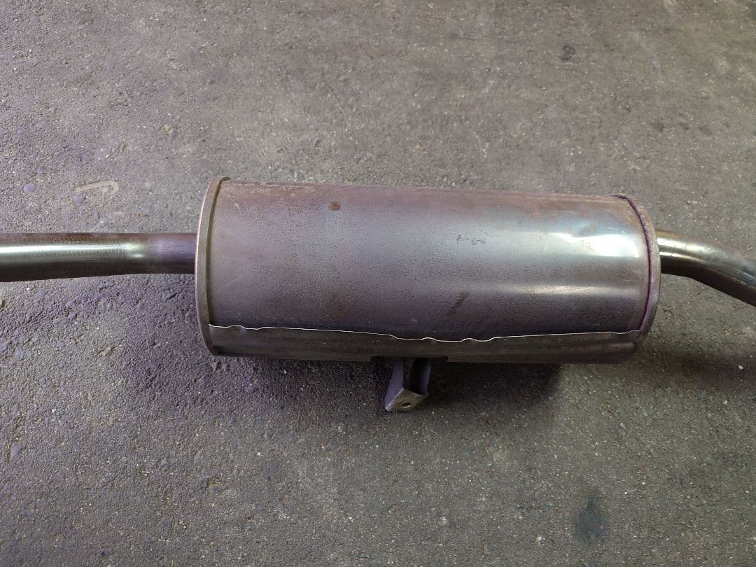 ジムニーJA22で使用　車検対応マフラー　純正仕様　中古　送料込み