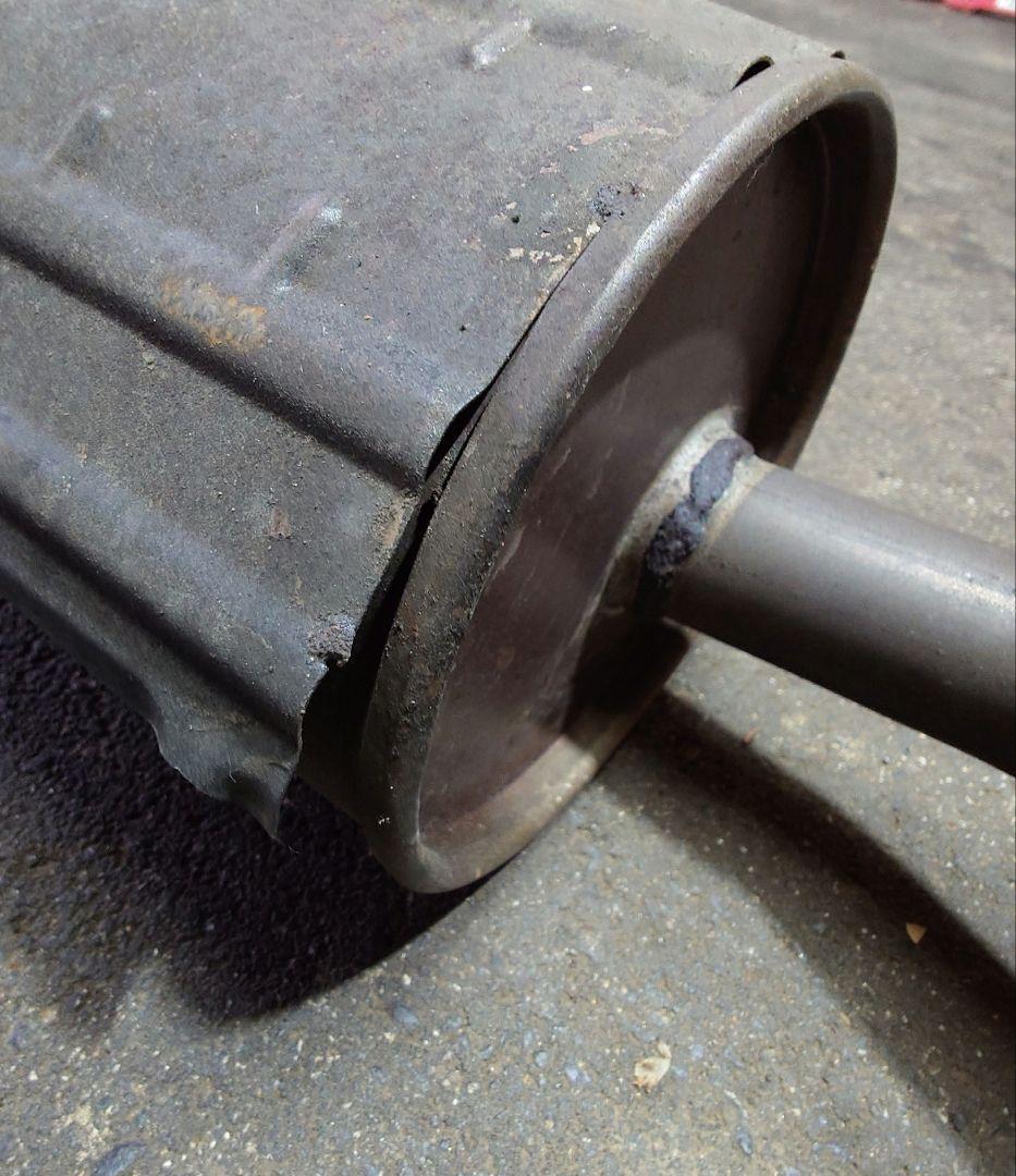 ジムニーJA22で使用　車検対応マフラー　純正仕様　中古　送料込み