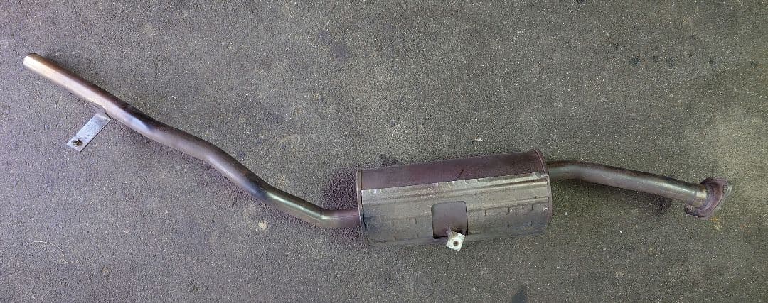 ジムニーJA22で使用　車検対応マフラー　純正仕様　中古　送料込み
