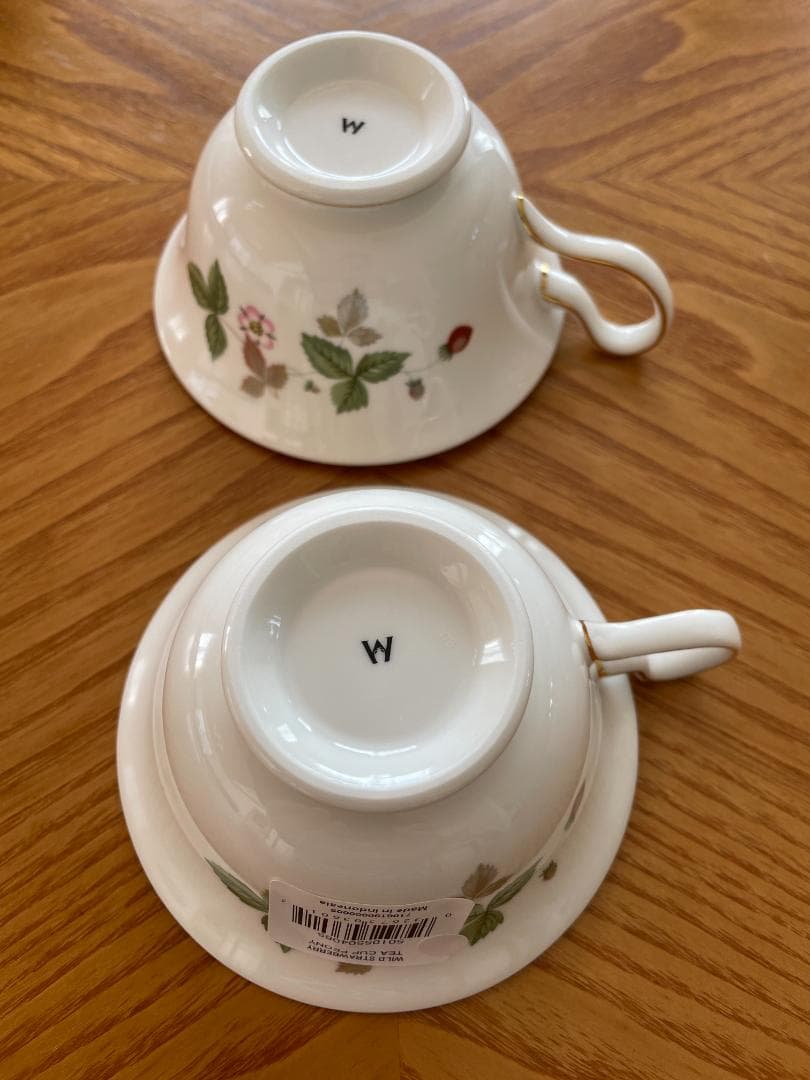 お値下げ【新品 シール付】ウェッジウッド　ワイルドストロベリー　 2客
