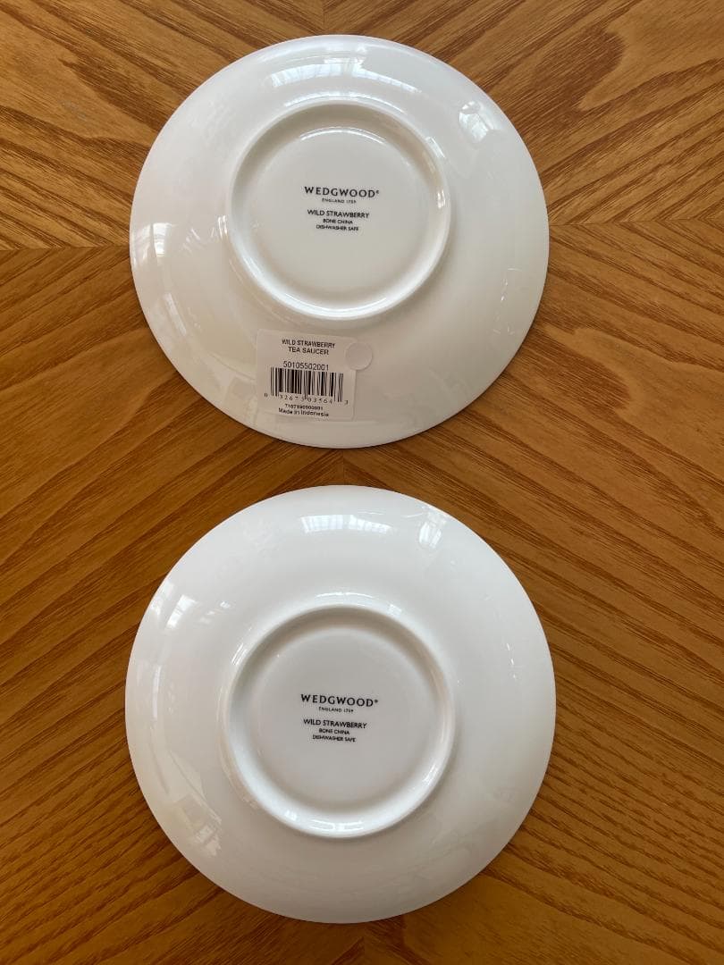 お値下げ【新品 シール付】ウェッジウッド　ワイルドストロベリー　 2客