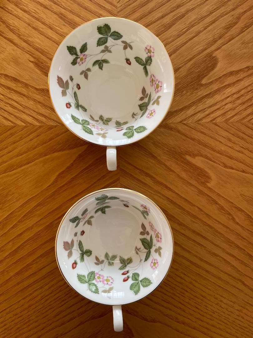 お値下げ【新品 シール付】ウェッジウッド　ワイルドストロベリー　 2客