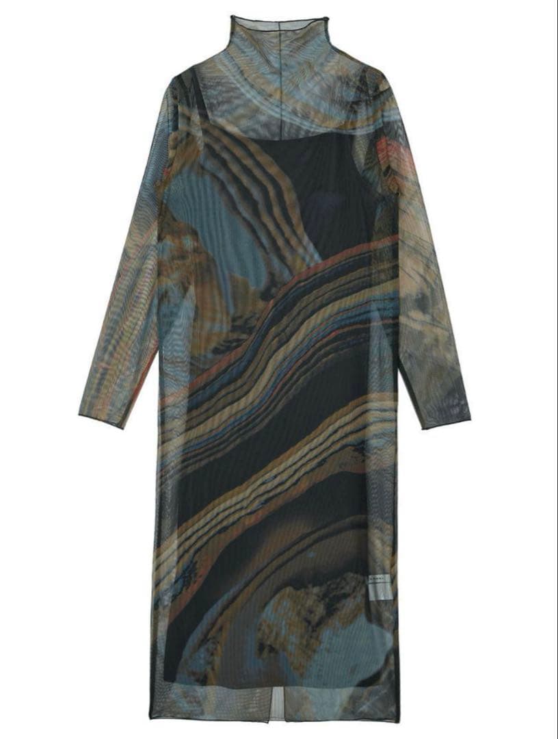 美品‼️AMERI CROOKED STRATUM SHEER DRESS 完売品