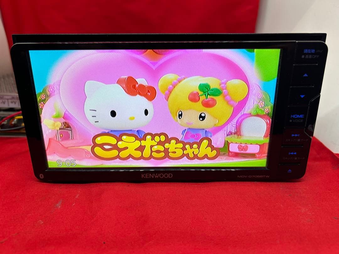 美品⭐︎ MDV-D706BTW 2025年秋地図　ハイレゾ　新品バックカメラ付