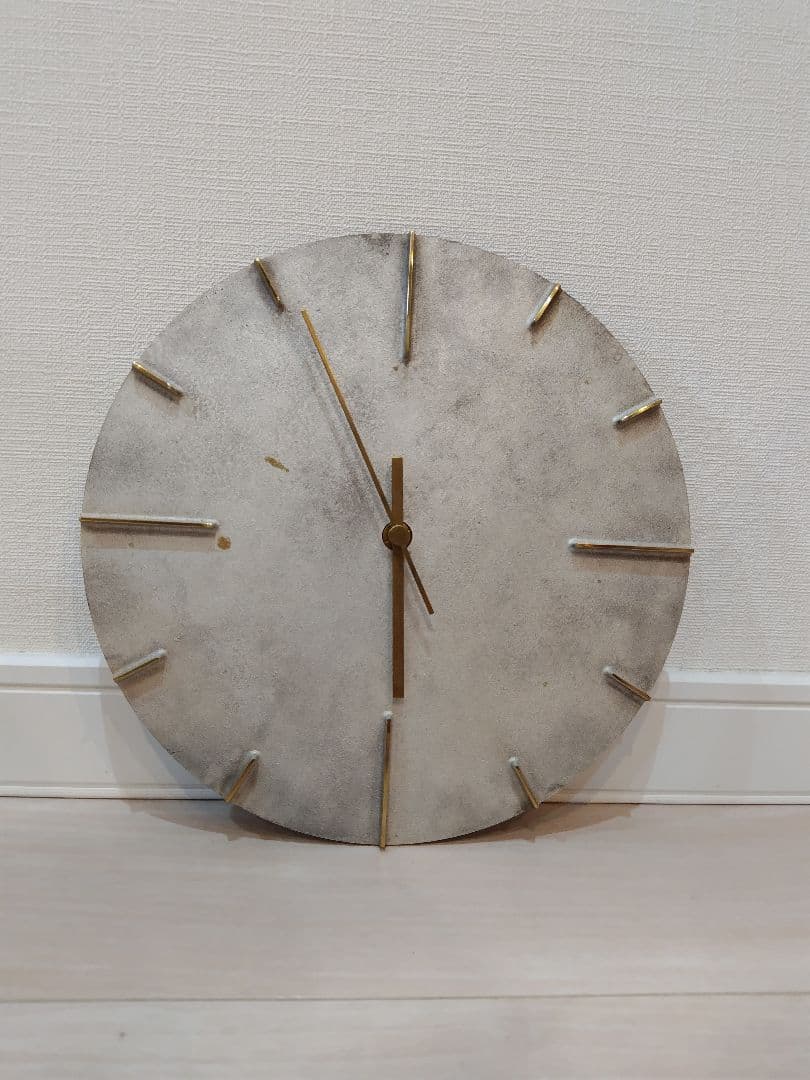 Lemnos　レムノス　Quait 壁時計　真鍮