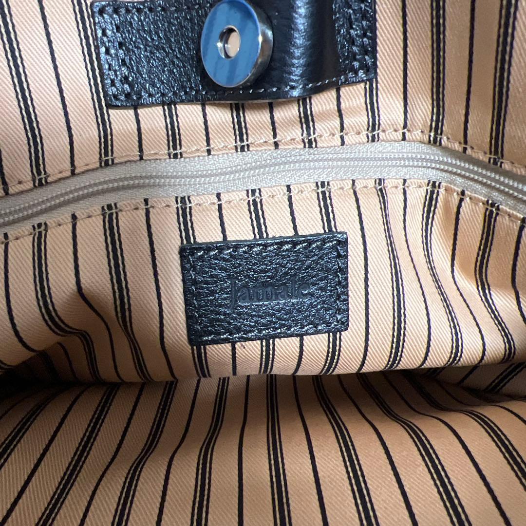 Jamale ジャマレ 本革 ビジネスバッグ 黒