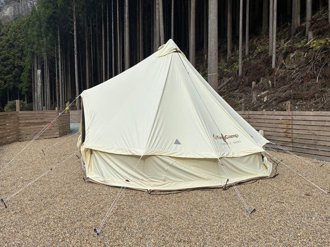 KingCamp 10人用ベルテント　フルメッシュ　500cm