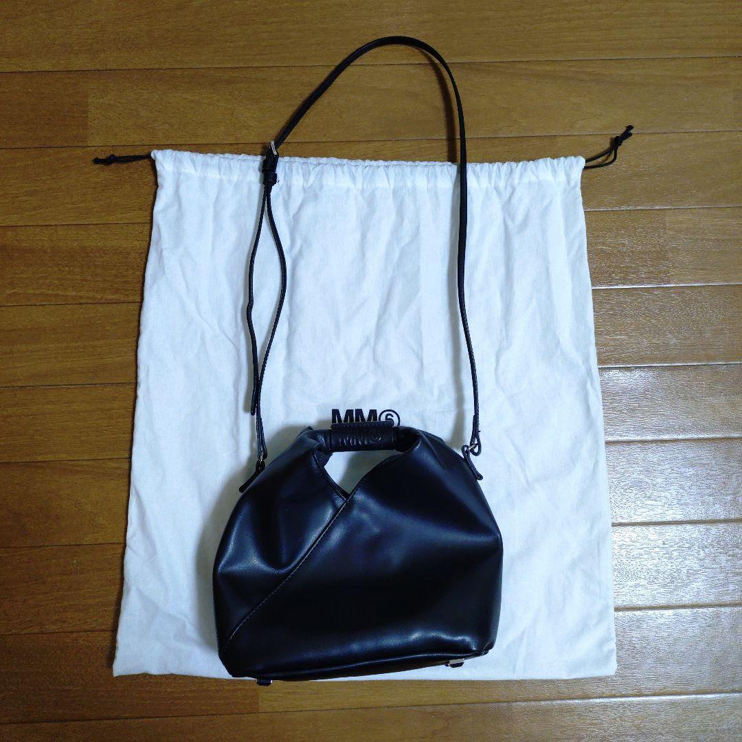 MM6 黒 ジャパニーズ クロスボディバッグ