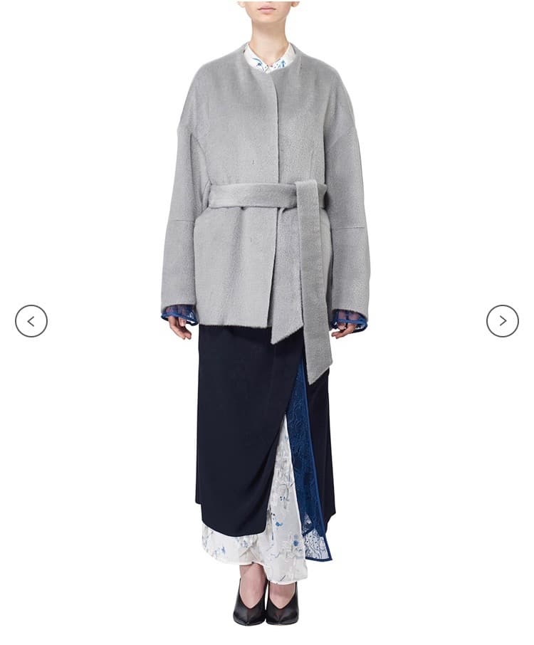 専用★mame kurogouchiウールシャギーコート★グレー★1★新品未使用