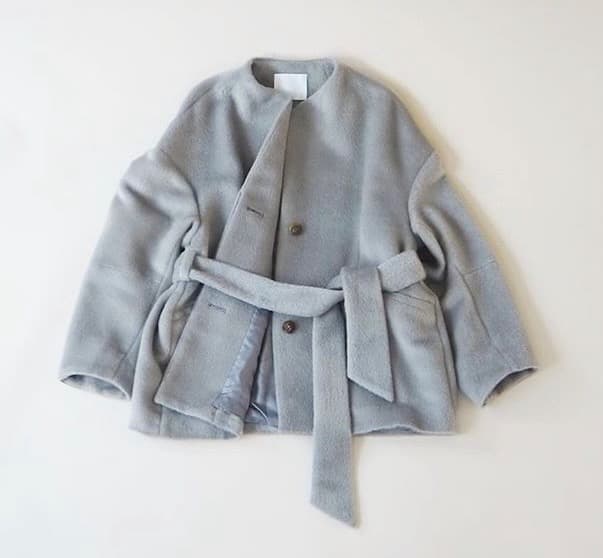 専用★mame kurogouchiウールシャギーコート★グレー★1★新品未使用