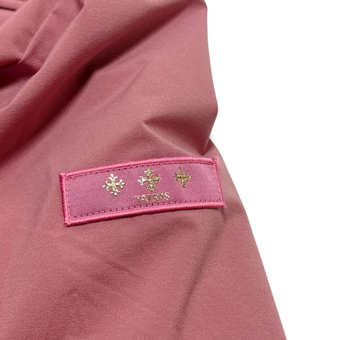 訳あり タトラス ナノユニバース別注 ARESA ナイロン ロングコート ピンク