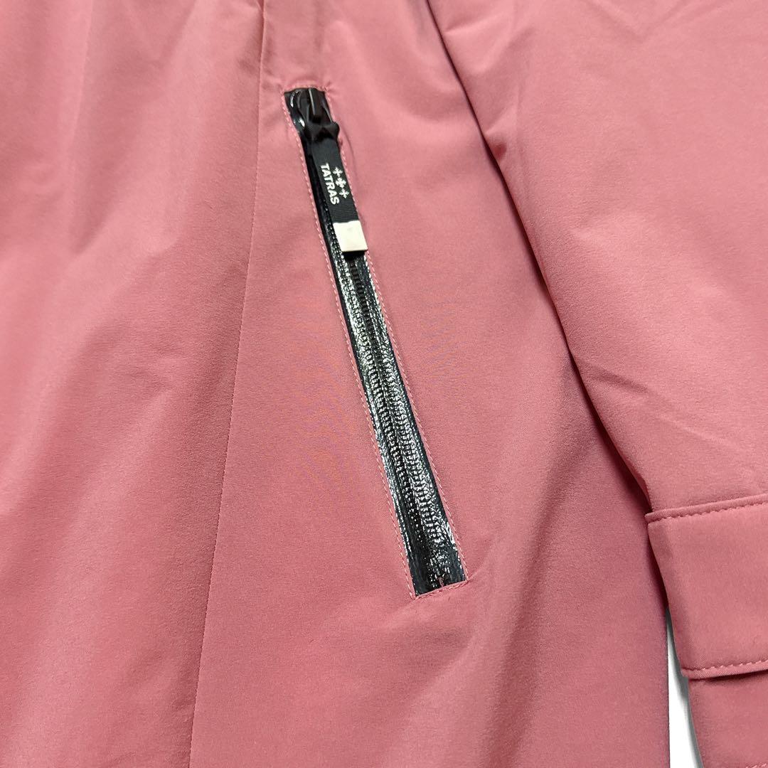 訳あり タトラス ナノユニバース別注 ARESA ナイロン ロングコート ピンク