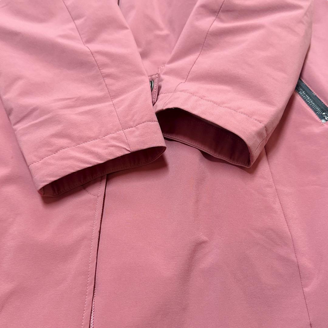 訳あり タトラス ナノユニバース別注 ARESA ナイロン ロングコート ピンク