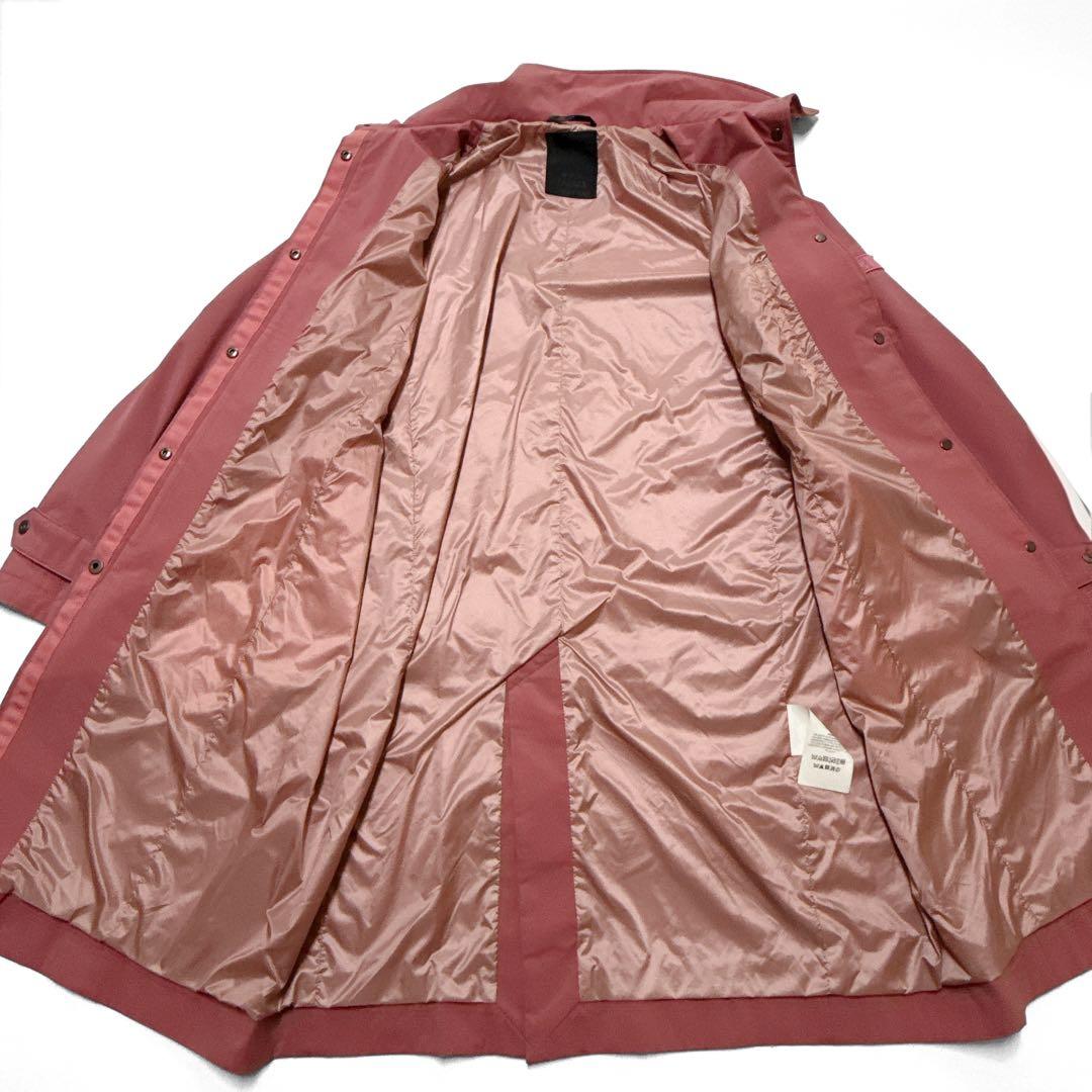 訳あり タトラス ナノユニバース別注 ARESA ナイロン ロングコート ピンク