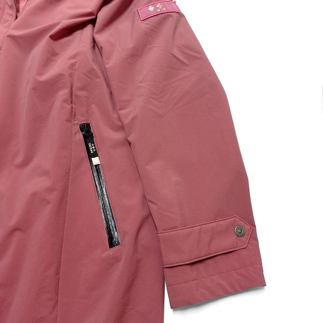 訳あり タトラス ナノユニバース別注 ARESA ナイロン ロングコート ピンク