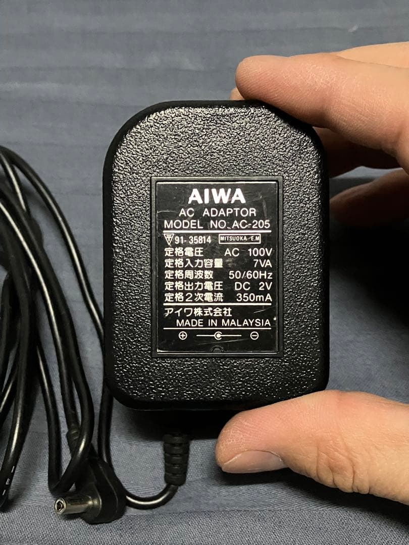 【美品】AIWAアイワCassetteBoy HS-P20 動作品アダプター付き