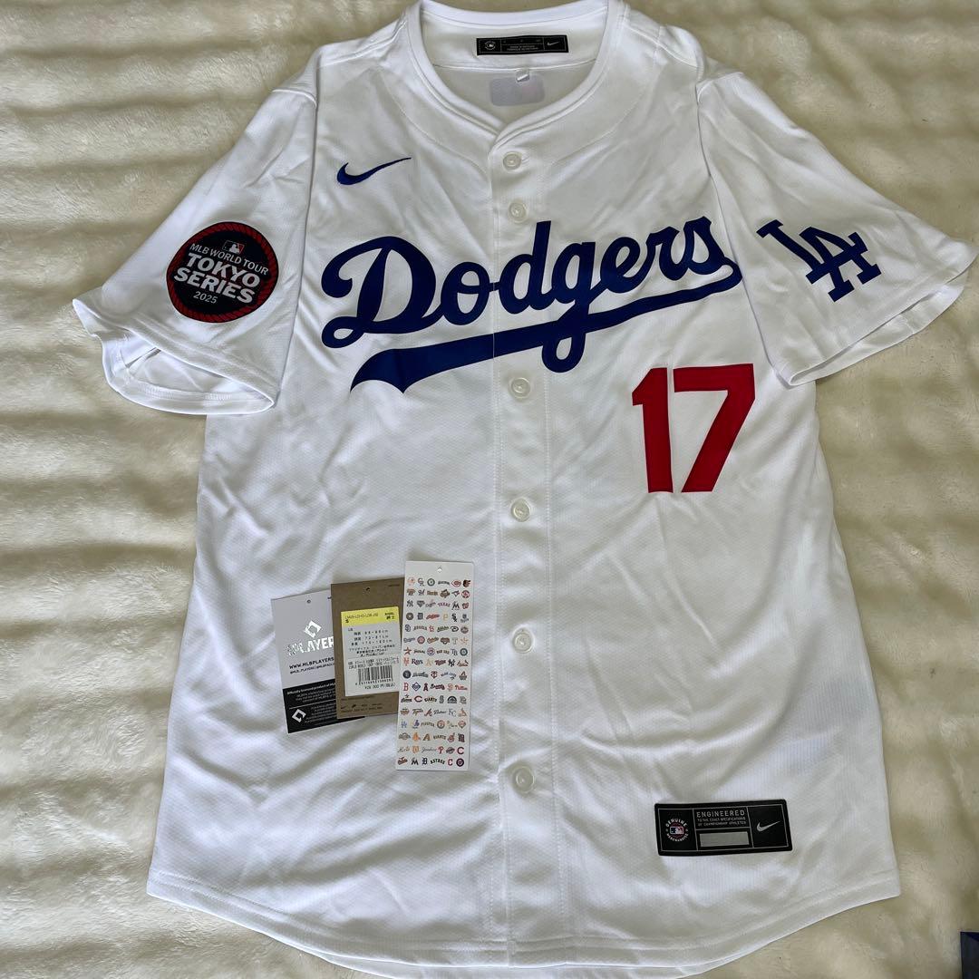 ドジャース 大谷翔平 ユニフォーム　東京シリーズ 2025 Sサイズ 限定箱付