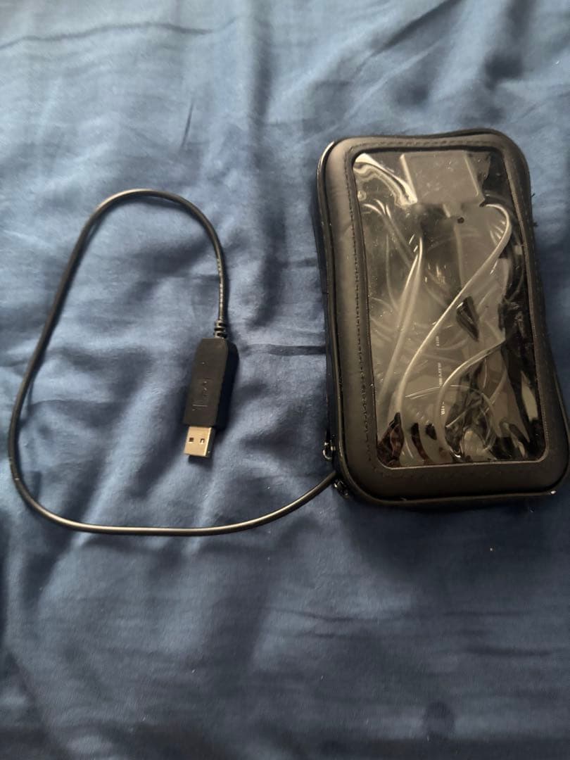 ETC 軽自動車 USB電源　新品防水ケース付バイク可　モバイルバッテリーOK