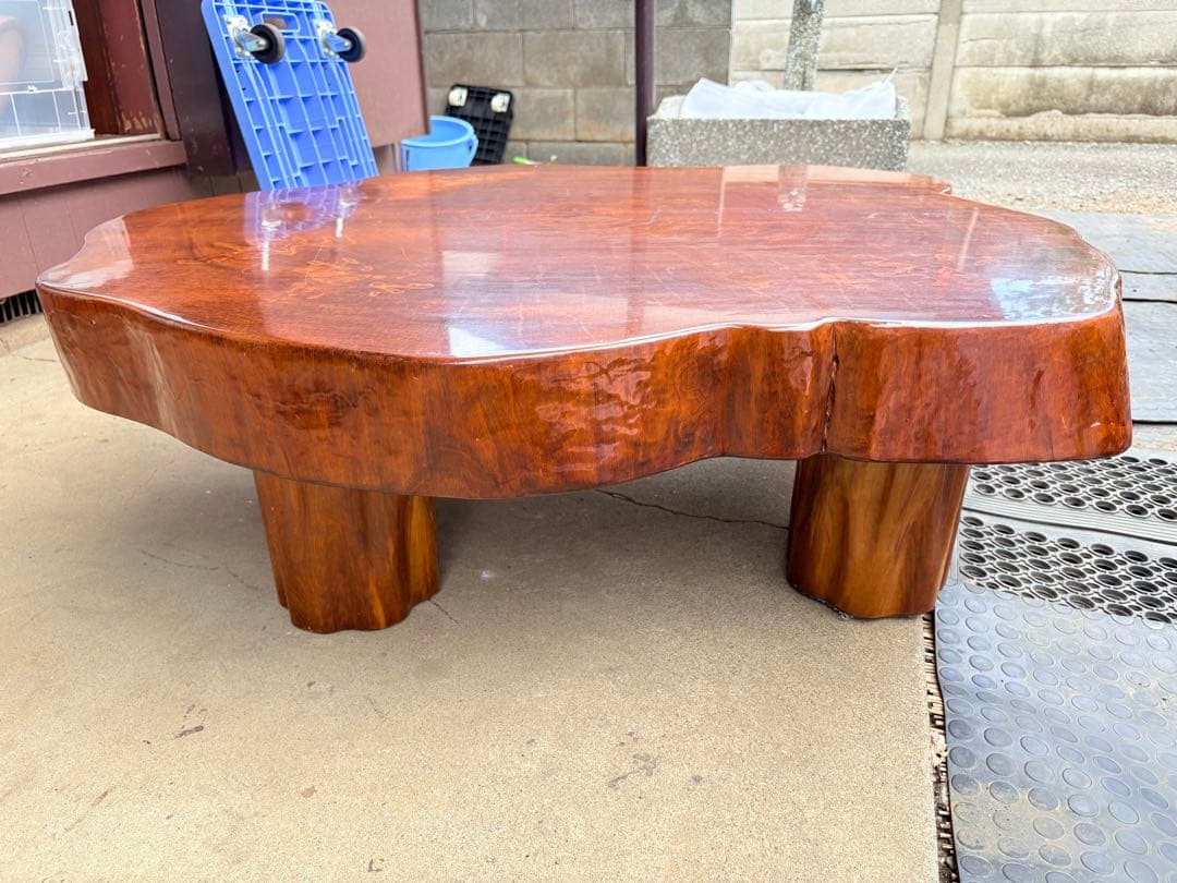 【値下げ】一枚板　花台　台座