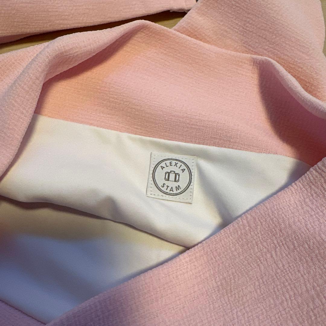 ALEXIA ピンク セパレート水着 ハイウエスト　上下セット