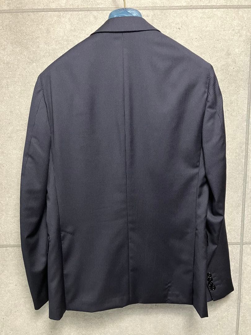 ピ*ロ様 Belvest ベルヴェスト ストライプスーツ 46 バーニーズ別注