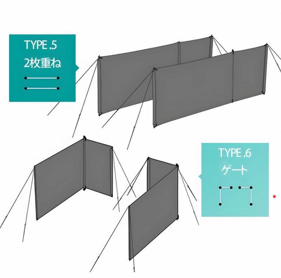 NOBANA ブラック ウィンドスクリーン