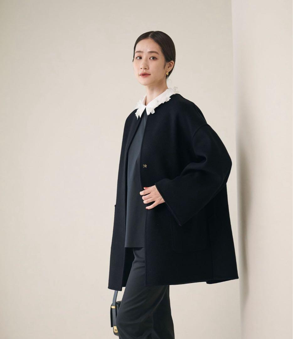 【タグ付新品】united arrows バイカラーリバー　ミドルコー