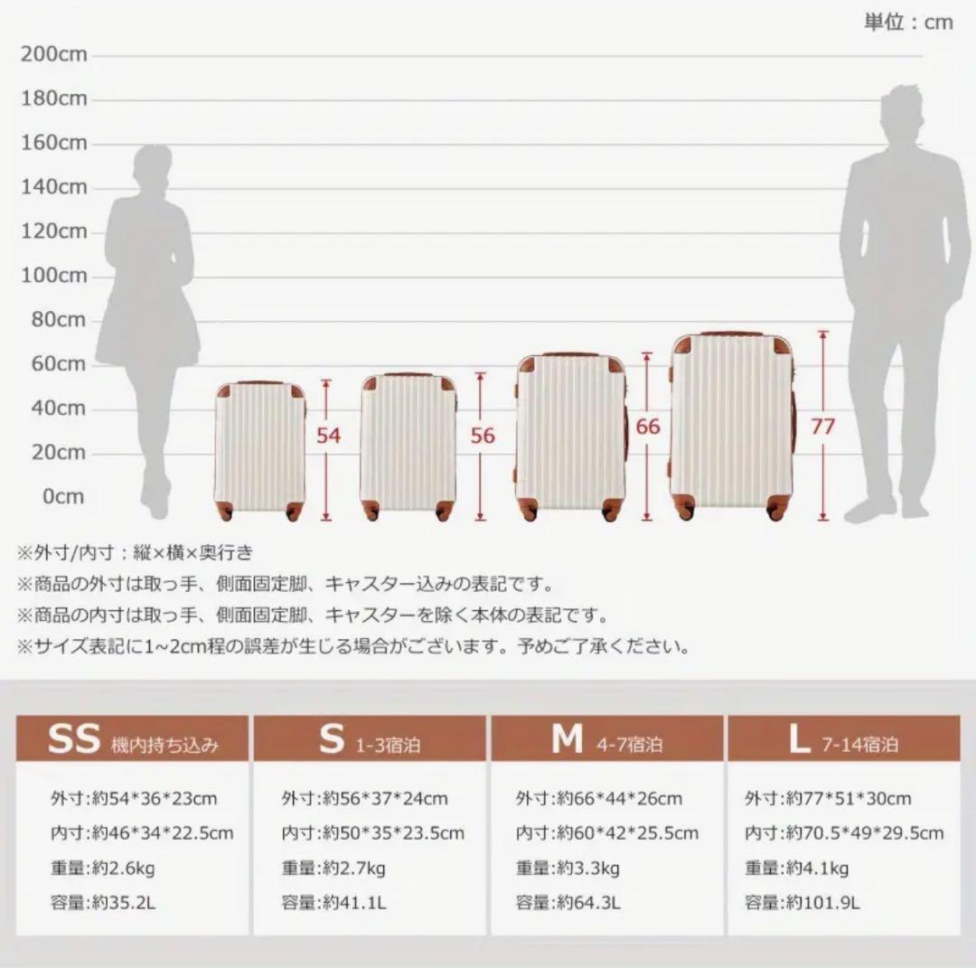 【新品】ホワイトキャリーケース