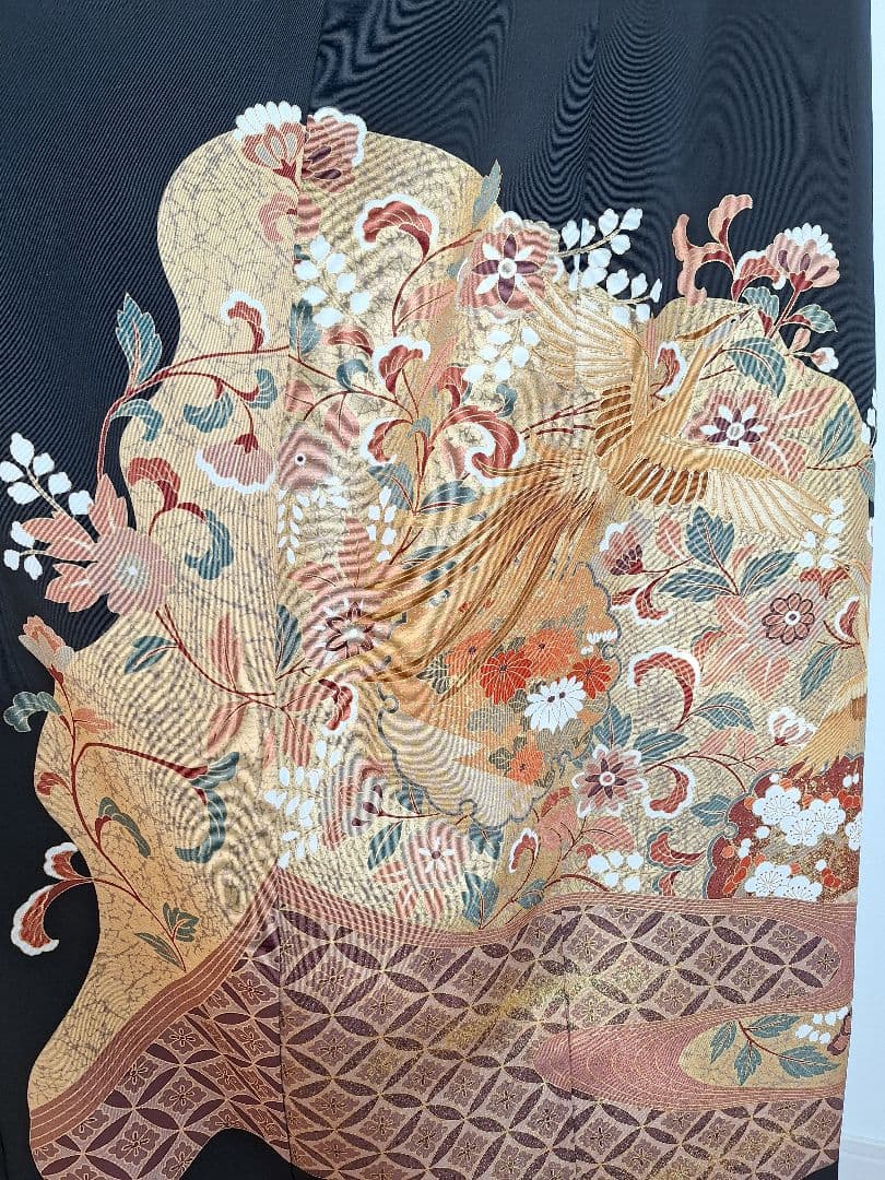 着物リメイクワンピース3609