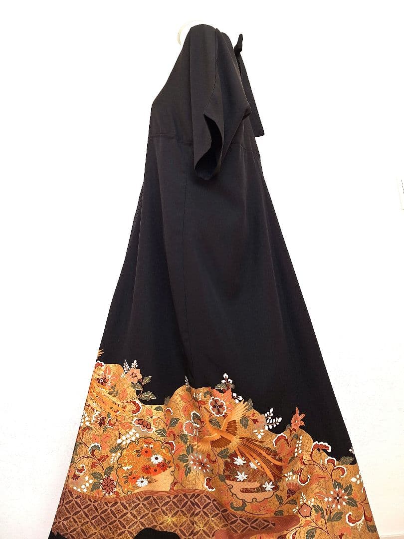 着物リメイクワンピース3609