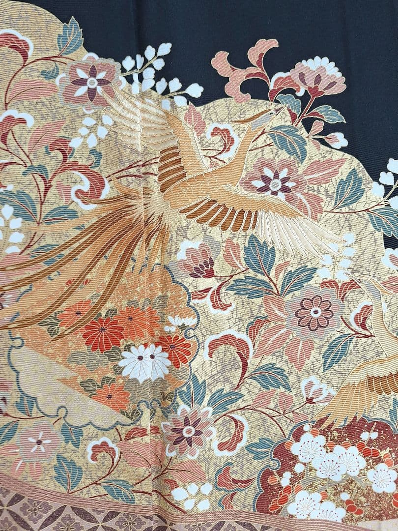 着物リメイクワンピース3609