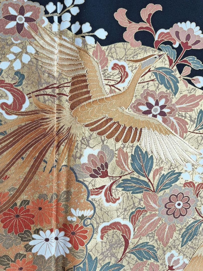 着物リメイクワンピース3609