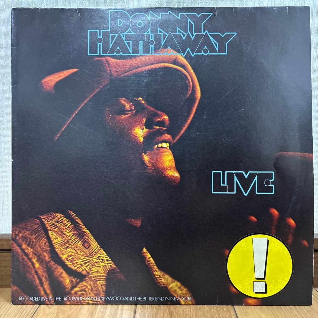 Donny Hathaway Live レコード LP ライブ ライヴ アナログ