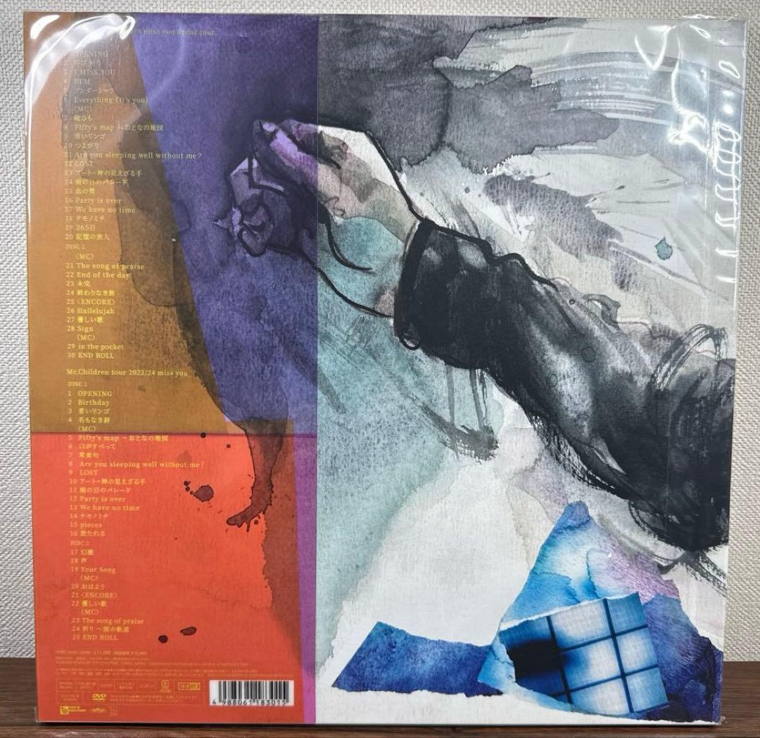 Mr.Children/miss you LIVE 【ＤＶＤ】〈4枚組〉