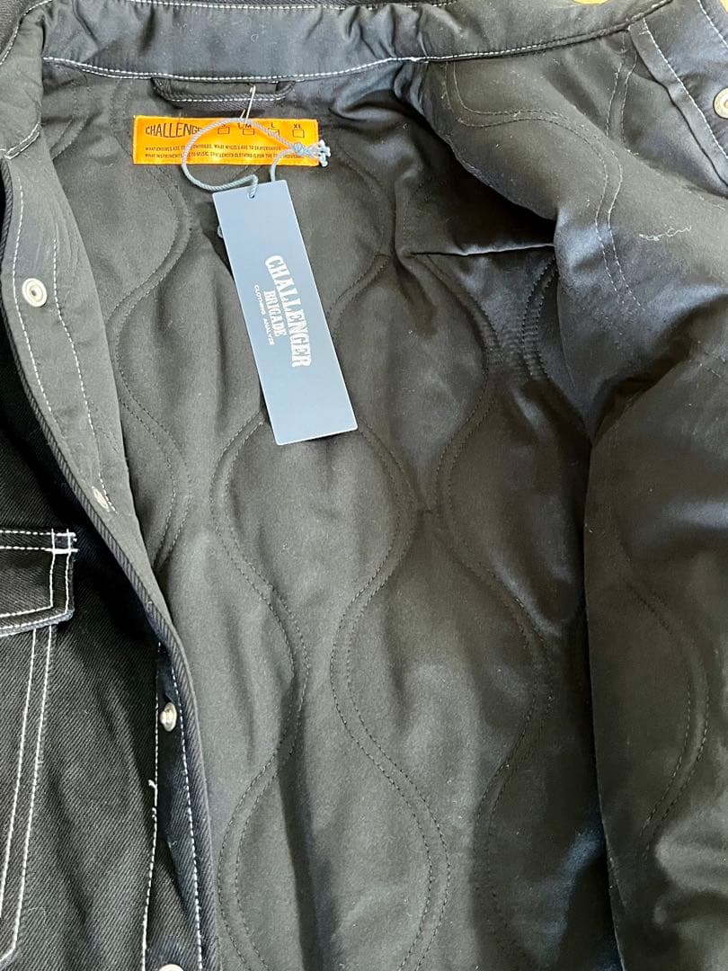 超美品CHALLENGER デニムライニングシャツジャケット