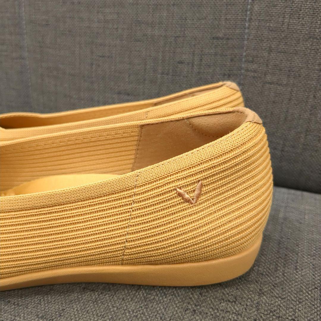 ★新品★ VIVAIA 靴 フラットシューズ 長時間履ける イエロー 23.5